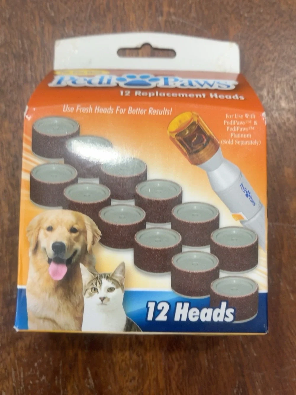 Pedi Paws Pet Nail Trimmer With 12 Replacement Heads – Tested & Working